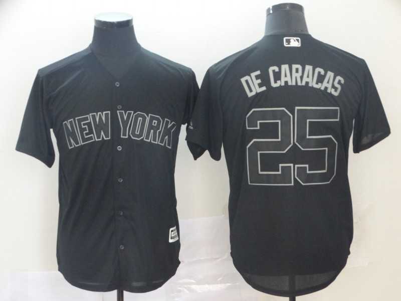 Yankees 25 Gleyber Torres De Caracas Black 2019 Players' Weekend Player Jersey,We sell and wholesale Yankees 25 Gleyber Torres De Caracas Black 2019 Players' Weekend Player Jersey on line form chian!